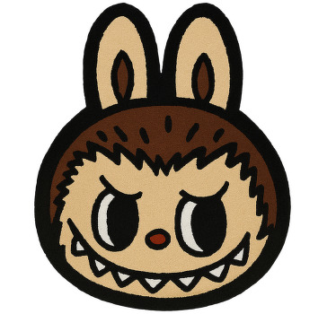 Rollo fenster kinderzimmer klassisches braunes labubu - TenStickers