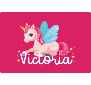 Estor enrollable infantil unicornio rosa divertido - TenVinilo