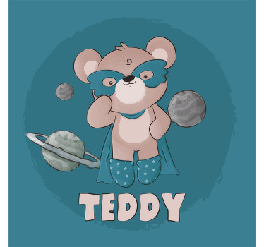 Rollo fenster kinderzimmer bärenheld - TenStickers
