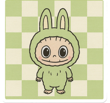 Rollo fenster kinderzimmer monsterpuppe aus canvas - TenStickers