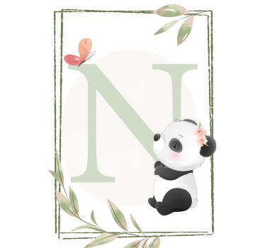 Rollo fenster kinderzimmer süßer panda - TenStickers