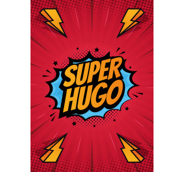 Rollo fenster kinderzimmer superhelden design - TenStickers