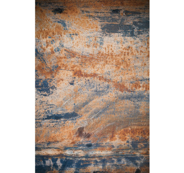 Toile fenêtre cuisine texture rouillée vintage - TenStickers