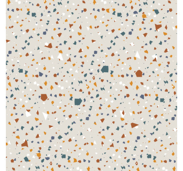 Toile fenêtre cuisine terrazzo imitation - TenStickers