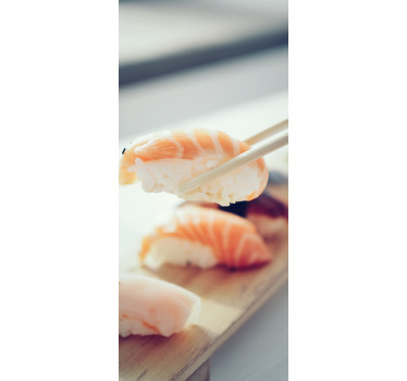 Toile fenêtre cuisine sushi - TenStickers