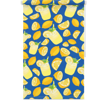 Toile fenêtre cuisine jus de citron réfrigérateur - TenStickers