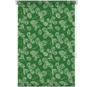 Toile fenêtre cuisine motif brindilles de magnolia vert - TenStickers