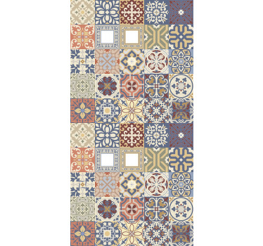 Multicolor hydraulic roller blind for kitchen window - TenStickers