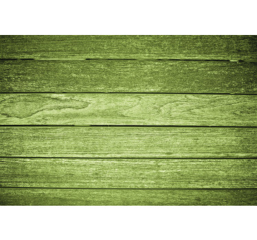Rollo fenster grün platzmatte mit holzstruktur - TenStickers