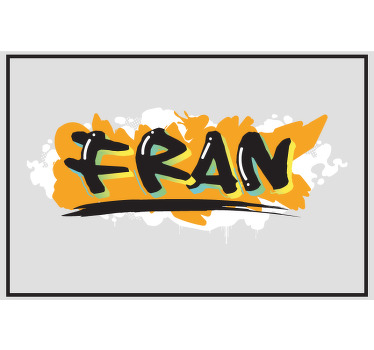 Grey blind in urban style colorful graffiti - TenStickers