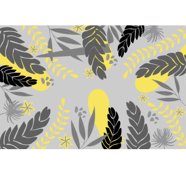 Grey blind in pantone plant colors - TenStickers