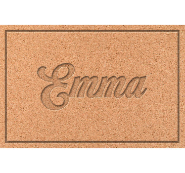 Rollo fenster beige personalisierte korktischdecke - TenStickers