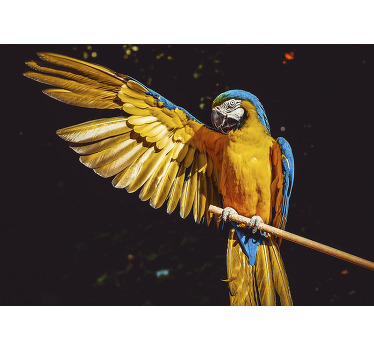 Estor enrollable habitación aves tropicales - TenVinilo