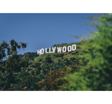 Rulou geam cameră semnul hollywood - TenStickers