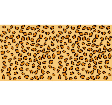 Rulou geam cameră imprimeu leopard - TenStickers