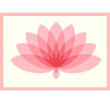 Rulou geam cameră floare de lotus single - TenStickers