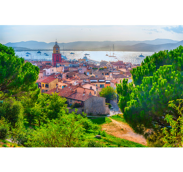 Rollo fenster wohnzimmer saint-tropez - TenStickers