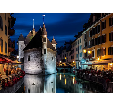 Rollo fenster wohnzimmer annecy stadt - TenStickers