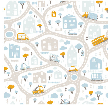 Blind children doodle road map for exploration - TenStickers