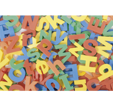 Blind children colorful alphabet play mat - TenStickers