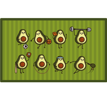 Blind children anime avocados - TenStickers