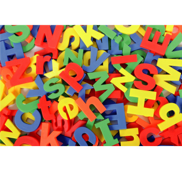 Blind children abc vinyl carpet - TenStickers