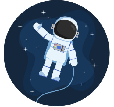 Roleta dla dzieci z rysunkiem latającego astronauty - TenStickers