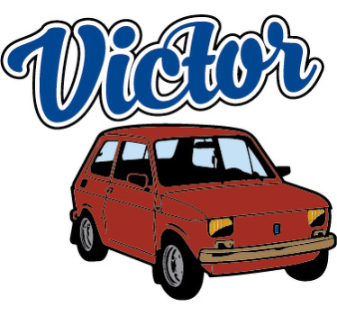 Vinyl car for blind children - TenStickers