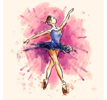 Blind children lilac dress ballerinas - TenStickers