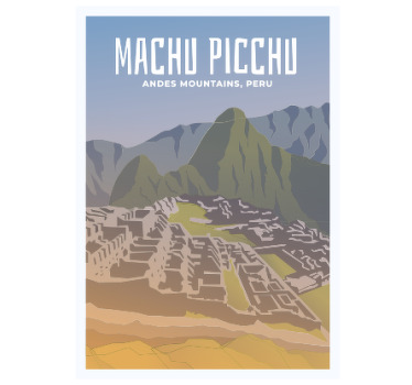 Cortina roller juvenil machu picchu - TenVinilo
