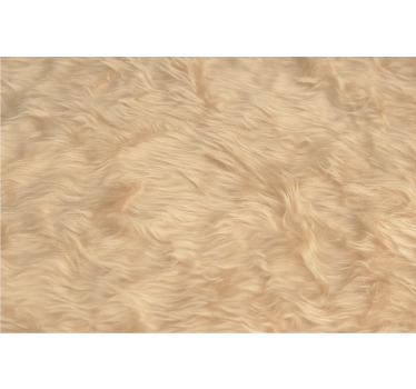 Rollo fenster beige mit woll-effekt design - TenStickers