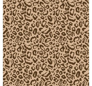 Rollo fenster beige mit großen und kleinen leopardenflecken - TenStickers