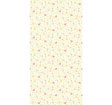 Flower roller blind flowers and butterflies - TenStickers
