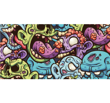 Cortina roller geek zombis - TenVinilo