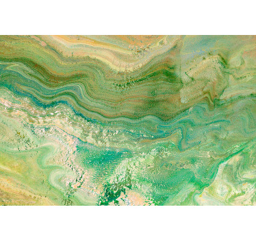 Cortina roller textura verde y beige - TenVinilo