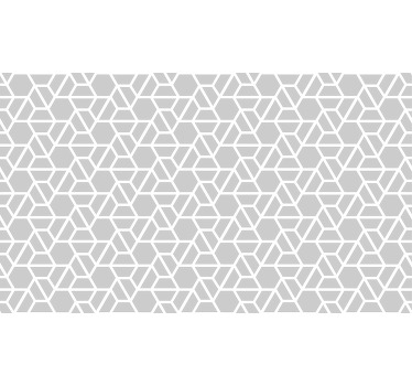 Grey roller blind with contemporary pattern - TenStickers