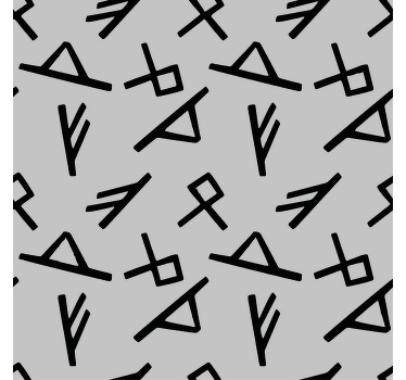 Toile fenêtre gris design nordique noir et gris - TenStickers