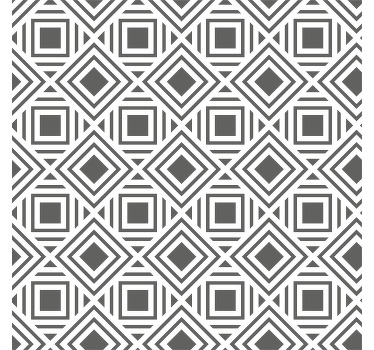 Toile fenêtre gris design nordique rayé - TenStickers