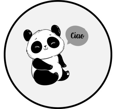 Roletai linksma laiminga panda - „Tenstickers“
