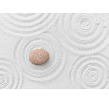 Zen rullegardiner wallpaper et drys i sandet - TenStickers