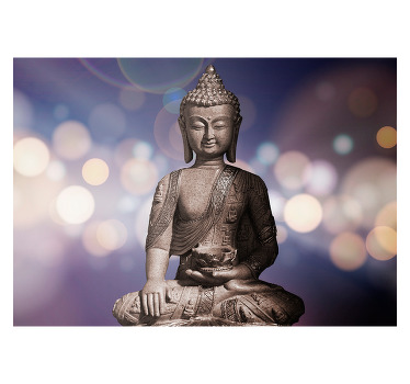 Zen rullegardiner amethyst buddha - TenStickers