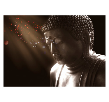 Zen rullegardiner med roligt buddha portræt - TenStickers