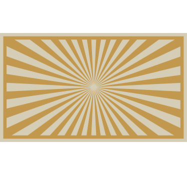 Rolo zavjese smeđa i tepih sunburst - TenStickers