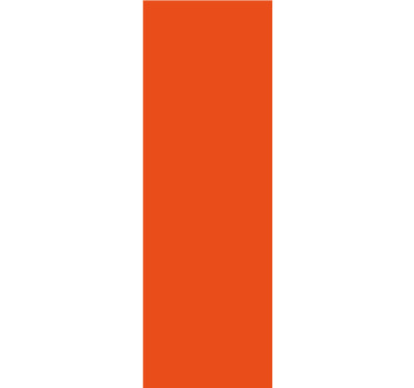 Orange blind in vibrant tangerine color - TenStickers