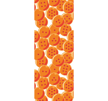 Orange blind dragon balls - TenStickers