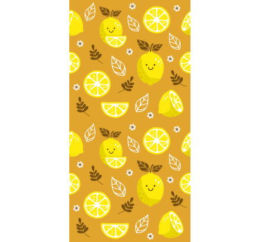 Orange blind smiling lemons samsung - TenStickers