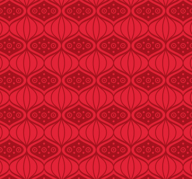 Red blind in oriental style - TenStickers