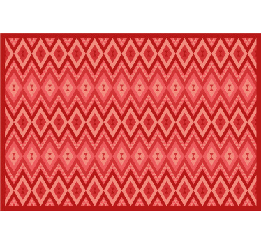Red blind with ethnic vintage design - TenStickers