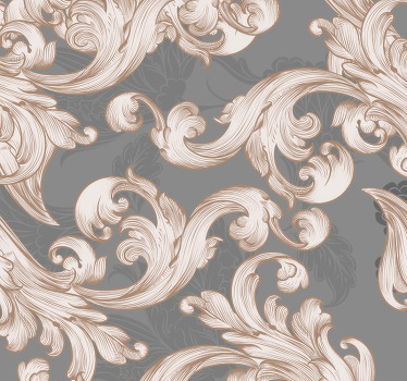 Cortina roller exterior papel pintado - belle gris - TenVinilo