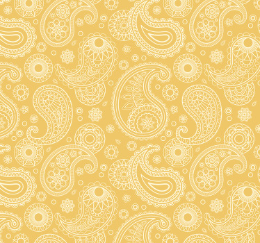 Cortina roller exterior paisley árabe - TenVinilo
